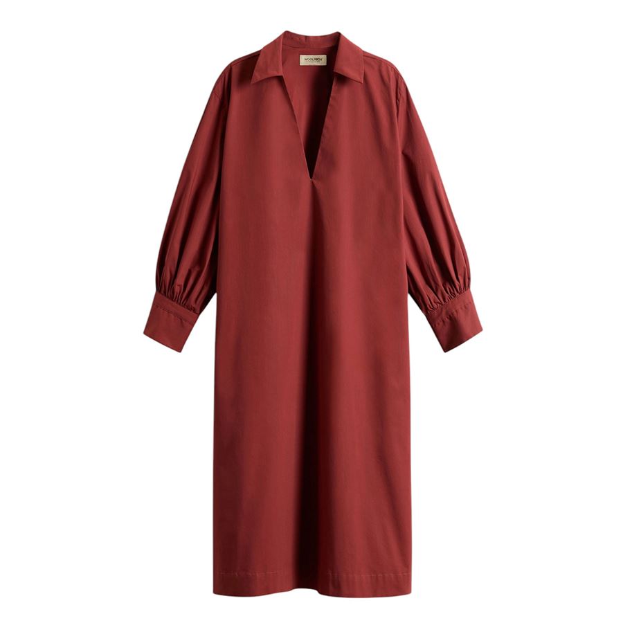 Vestito in popeline di puro cotone da donna Woolrich | CFWWDR01737421